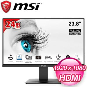 MSI 微星 PRO MP2412 24型螢幕