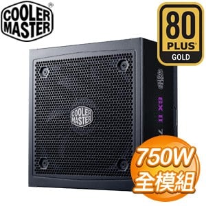 Cooler Master 酷碼 GX II GOLD 750W 金牌 全模組 ATX3.0 PCIe 5.0電源供應器(10年保)《黑》
