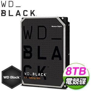 WD 威騰 8TB 3.5吋 7200轉 128MB快取 黑標電競硬碟(WD8002FZWX-5Y)