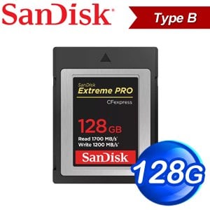 SanDisk Extreme PRO CFexpress 128GB Type B 記憶卡