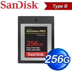 SanDisk Extreme PRO CFexpress 256GB Type B 記憶卡