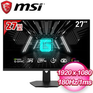 MSI 微星 G274F 27型 IPS 180Hz 電競螢幕