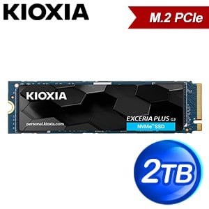 KIOXIA 鎧俠 EXCERIA PLUS G3 2TB M.2 2280 PCIe NVMe Gen4x4 SSD