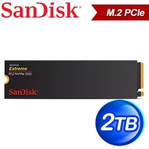SanDisk Extreme 2TB M.2 NVMe PCIe Gen4x4 SSD(讀:5150M/寫:4850M)