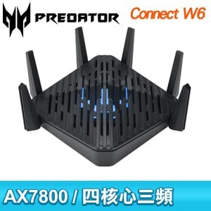 ACER 宏碁 Predator Connect W6 三頻AXE7800 Wi-Fi 6E 電競路由器(分享器)