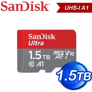 SanDisk 1.5TB Ultra Micro SDXC A1 UHS-I 記憶卡(150MB/s) 無轉卡