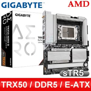 【客訂】Gigabyte 技嘉 TRX50 AERO D sTR5主機板(E-ATX/3+2年保)
