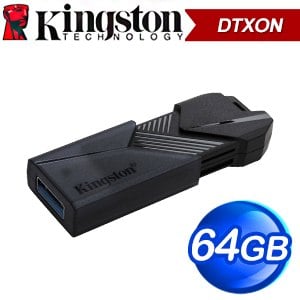 Kingston 金士頓 DataTraveler Exodia Onyx USB3.2 64GB 隨身碟(DTXON/64GB)