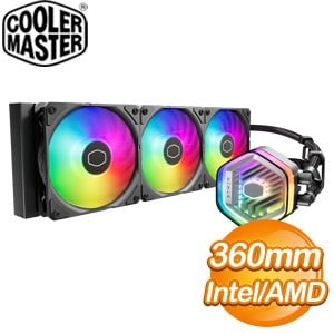 Cooler Master 酷碼 MasterLiquid 360 Atmos ARGB 水冷散熱器