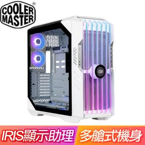 Cooler Master 酷碼【HAF 700 EVO】玻璃透側 E-ATX電腦機殼《白》(顯卡長49/CPU高16.6)