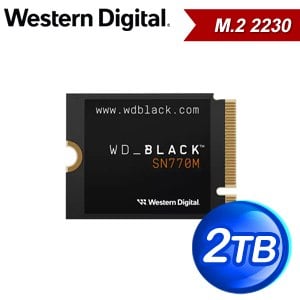 WD 威騰 黑標 SN770M 2TB M.2 2230 NVMe SSD固態硬碟(WDS200T3X0G)