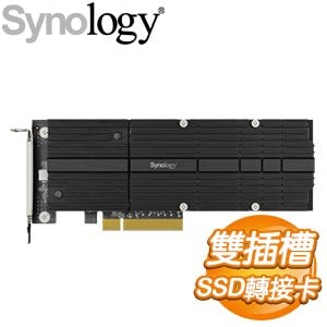 Synology 群暉 M2D20 雙插槽 M.2 SSD 轉接卡 擴充卡