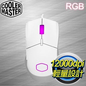 Cooler Master 酷碼 MM310 電競滑鼠《白》