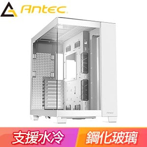 Antec 安鈦克【C8】分艙設計 全景玻璃透側 E-ATX電腦機殼《白》(顯卡長44/CPU高17.5)