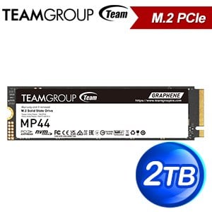 TEAM 十銓 MP44 2TB M.2 PCIe 4.0 SSD固態硬碟(讀:7400M/寫:7000M)