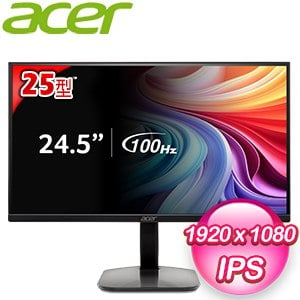ACER 宏碁 KA252Q E0 25型 IPS 100Hz 抗閃螢幕