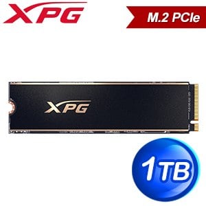 ADATA 威剛 XPG GAMMIX S60 PRO 1TB PCIe 4.0 Gen4x4 M.2 SSD《黑》(讀:5000M/寫:4500M)