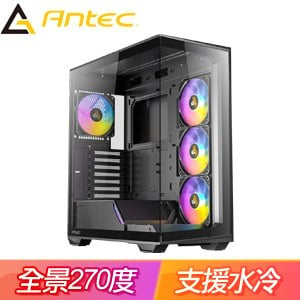 Antec 安鈦克【C3 ARGB】全景玻璃透側 ATX電腦機殼《黑》(顯卡長41.5/CPU高16)