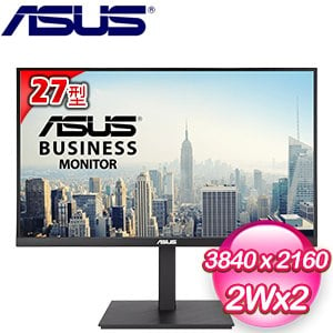 ASUS 華碩 VA27UQSB 27型 IPS 4K HDR 商務護眼螢幕