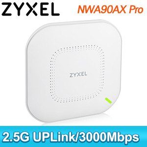 ZYXEL 合勤 NWA90AX Pro AX3000 Wi-Fi6 商用雙頻2.5G PoE無線網路基地台AP