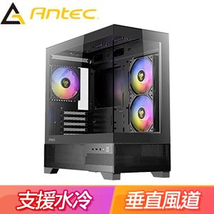 Antec 安鈦克【CX500M RGB】全景玻璃透側 M-ATX電腦機殼《黑》(顯卡長41.5/CPU高16.5)