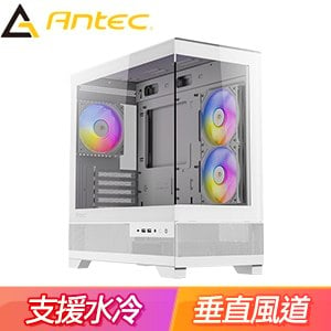 Antec 安鈦克【CX500M RGB】全景玻璃透側 M-ATX電腦機殼《白》(顯卡長41.5/CPU高16.5)