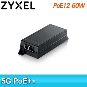 ZYXEL 合勤 PoE12-60W乙太網路電源供應連接器 5Gbps 60W PoE++ injector