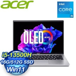 Acer 宏碁 Swift GO SFG14-71-54EW 14吋OLED輕薄筆電(i5-13500H/16G/512G/W11)