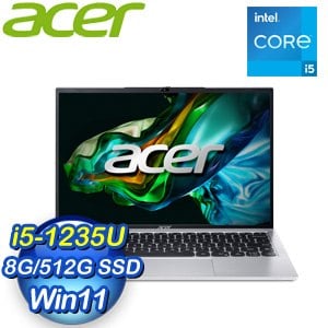 Acer 宏碁 Aspire Lite AL14-51M-57BN 14吋 輕薄強效筆電(i5-1235U/8G/512G/W11)