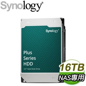 Synology 群暉 HAT3310 PLUS 16TB 3.5吋 7200轉 512MB NAS硬碟(3年保)