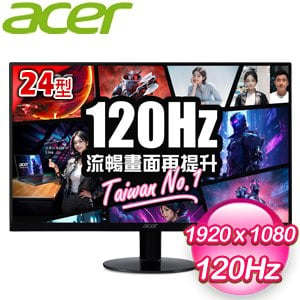 ACER 宏碁 SA240Y G0 24型 120Hz IPS 電腦螢幕