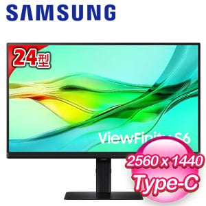 Samsung 三星 ViewFinity S6 S24D604UAC 24型 2K窄邊美型螢幕(HDMI/DP/Type-C)