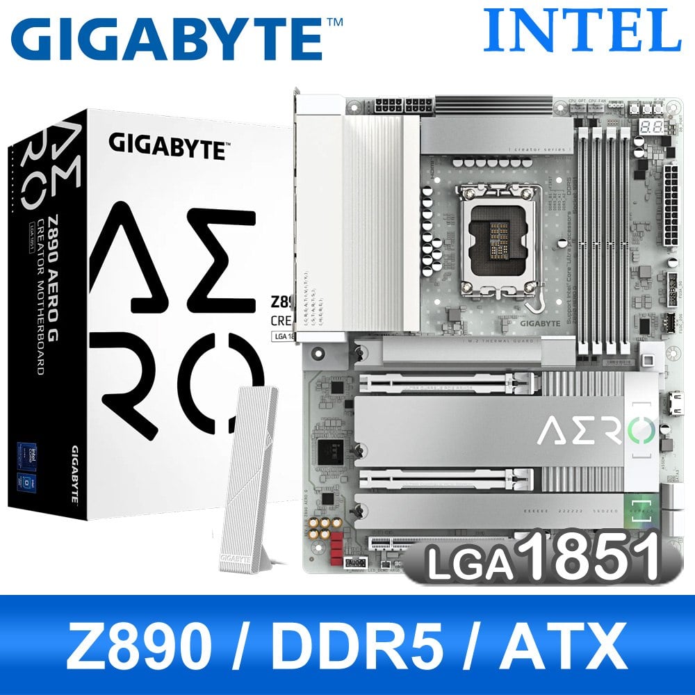 Gigabyte 技嘉 Z890 AERO G LGA1851主機板(ATX/3+2年保)