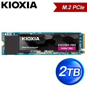 【搭機價】KIOXIA 鎧俠 EXCERIA PRO 2TB M.2 2280 PCIe NVMe Gen4x4 SSD(讀:7300M/寫:6400M)