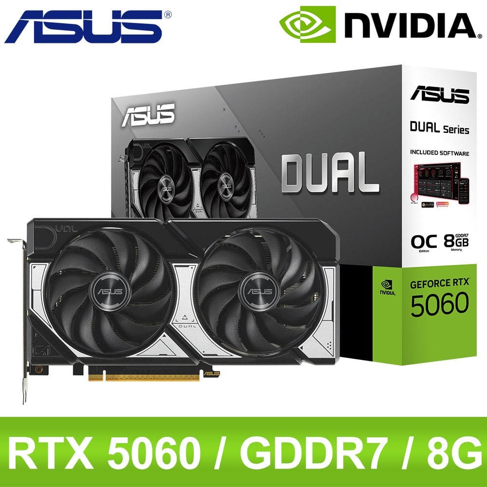 ASUS 華碩 DUAL-RTX5060-O8G 顯示卡